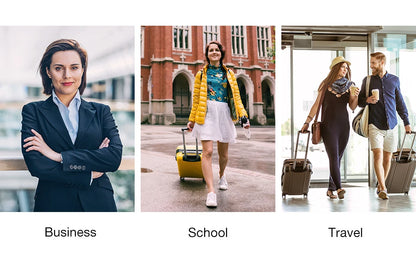 Nylon Structured Laptop Briefcase and Shoulder Bag