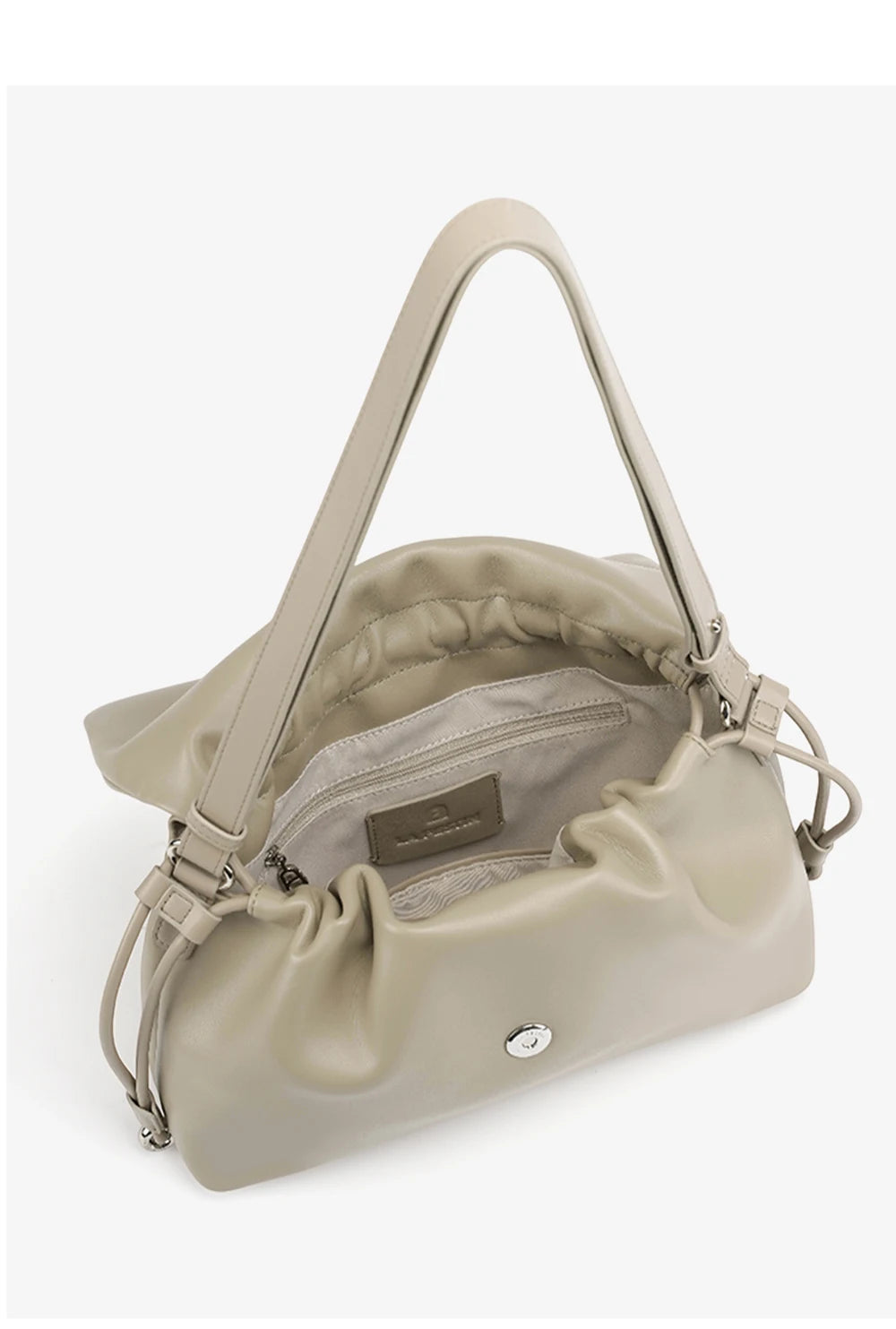 Split Leather Soft Shoulder and Crossbody Bag