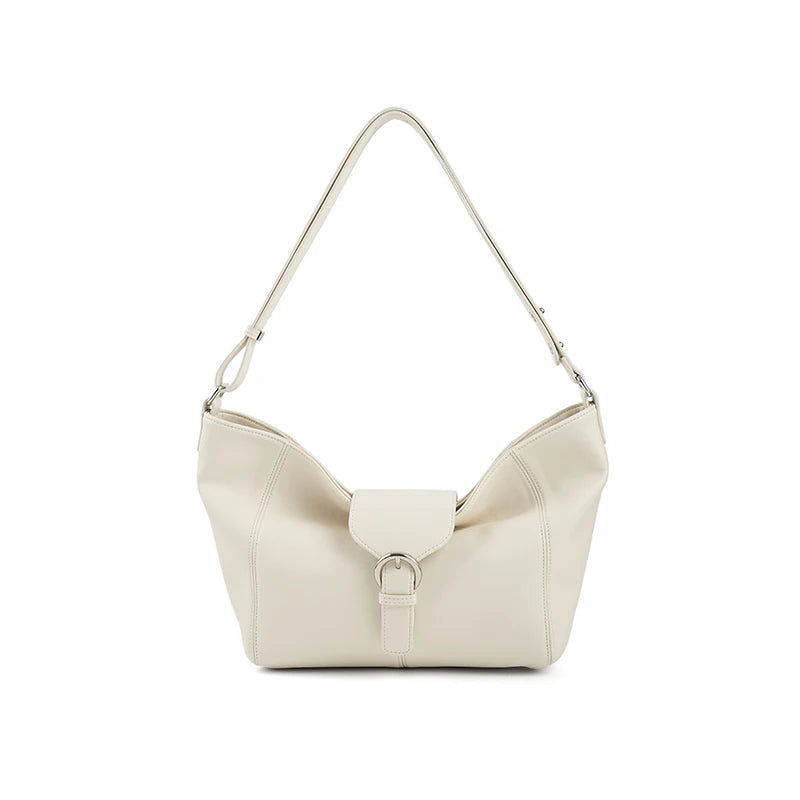 Split Leather Soft Tote Shoulder Crossbody Bag