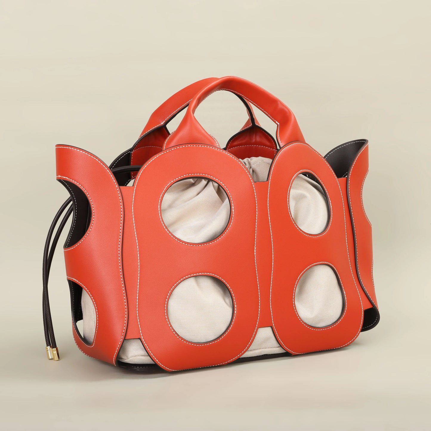 Luxury Hollow Design TPU Bucket Shoulder Bag