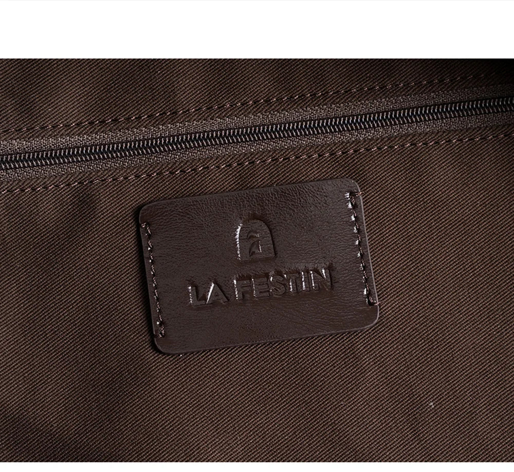 Soft Genuine Leather Shoulder Crossbody Tote