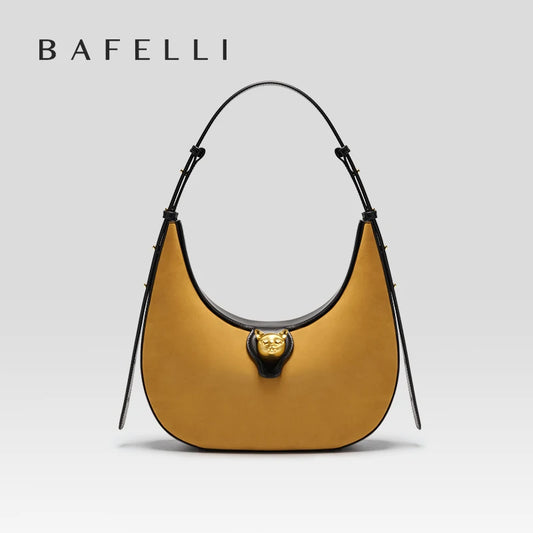 Patchwork Genuine Leather Hobo Shoulder and Crossbody Bag