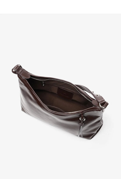 Soft Genuine Leather Shoulder Crossbody Tote