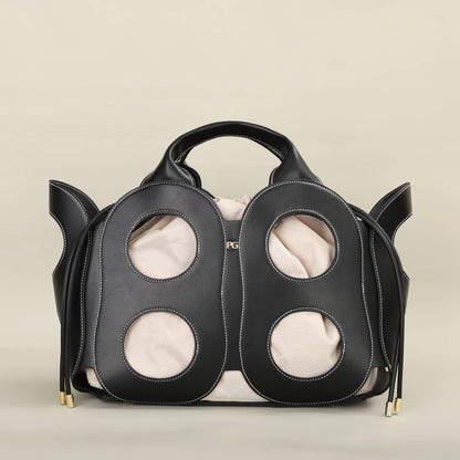 Luxury Hollow Design TPU Bucket Shoulder Bag