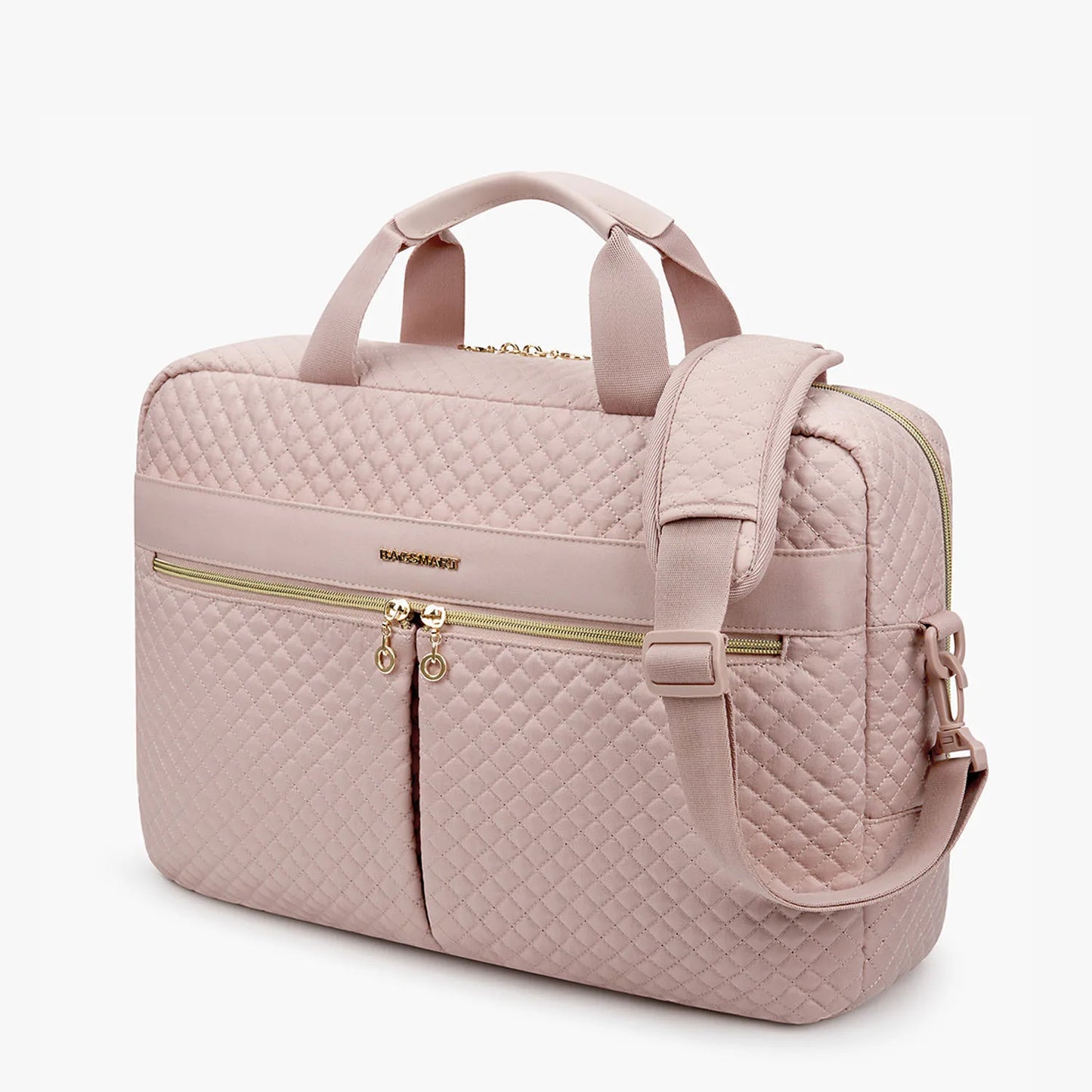 Nylon Structured Laptop Briefcase and Shoulder Bag