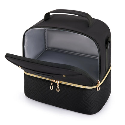 Thermal Double Deck Insulated Lunch Cooler Bag