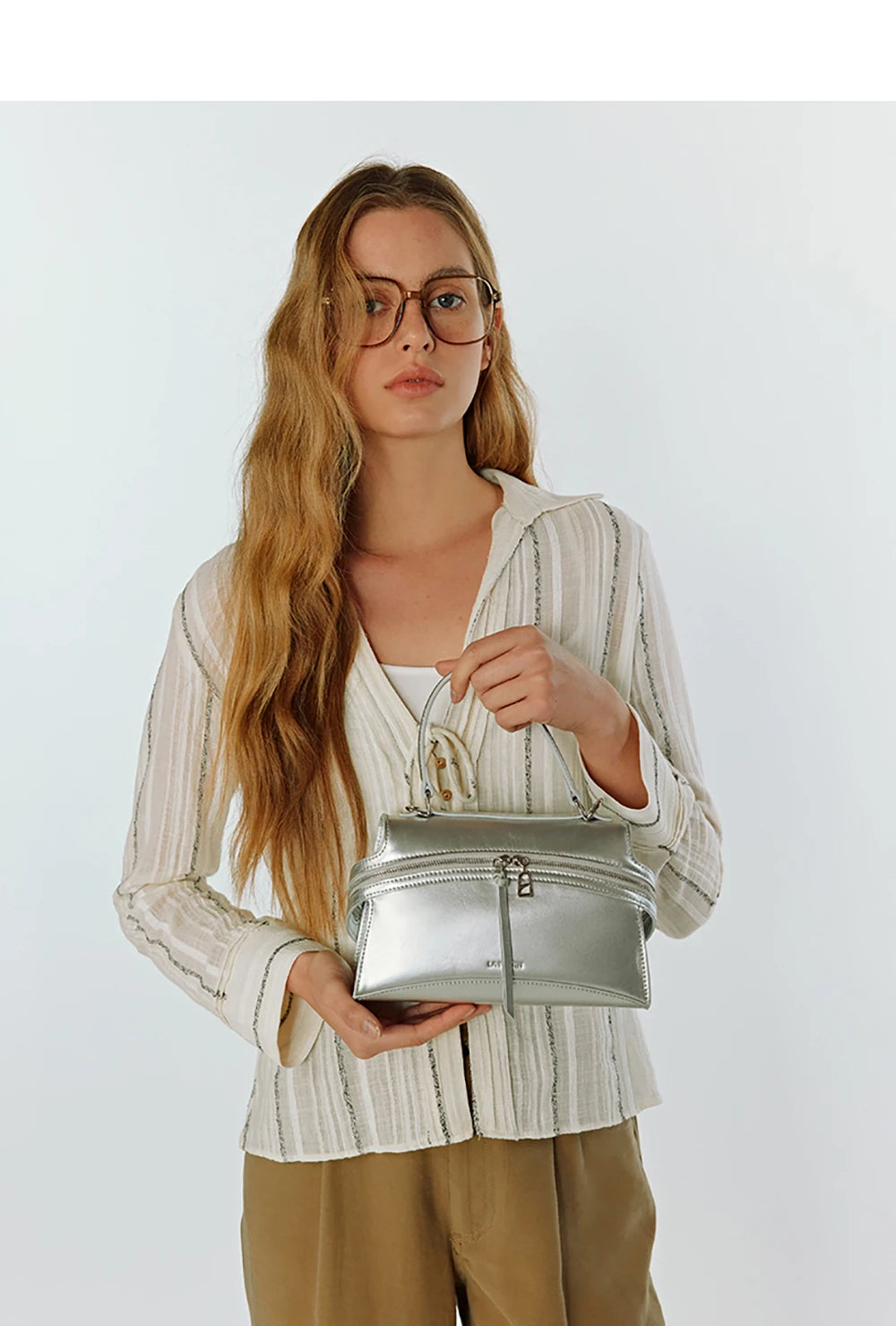 Green Split Leather Shoulder and Crossbody Bag