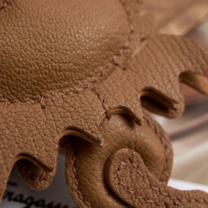 Dragon Leather Bag Charm Keychain