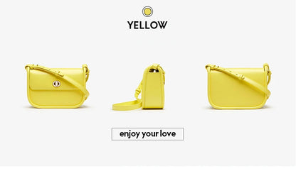 Elegant Split Leather Saddle Crossbody Bag
