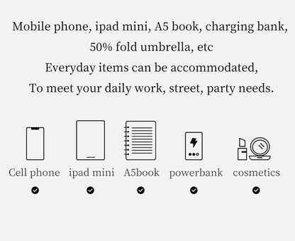 Genuine Leather Shoulder and Crossbody Tote