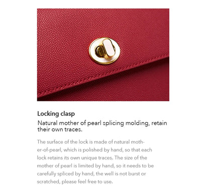 Elegant Split Leather Saddle Crossbody Bag