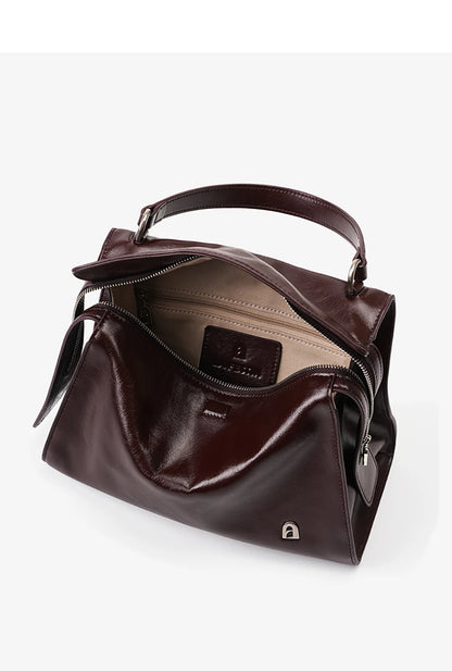 Genuine Leather Shoulder and Crossbody Tote