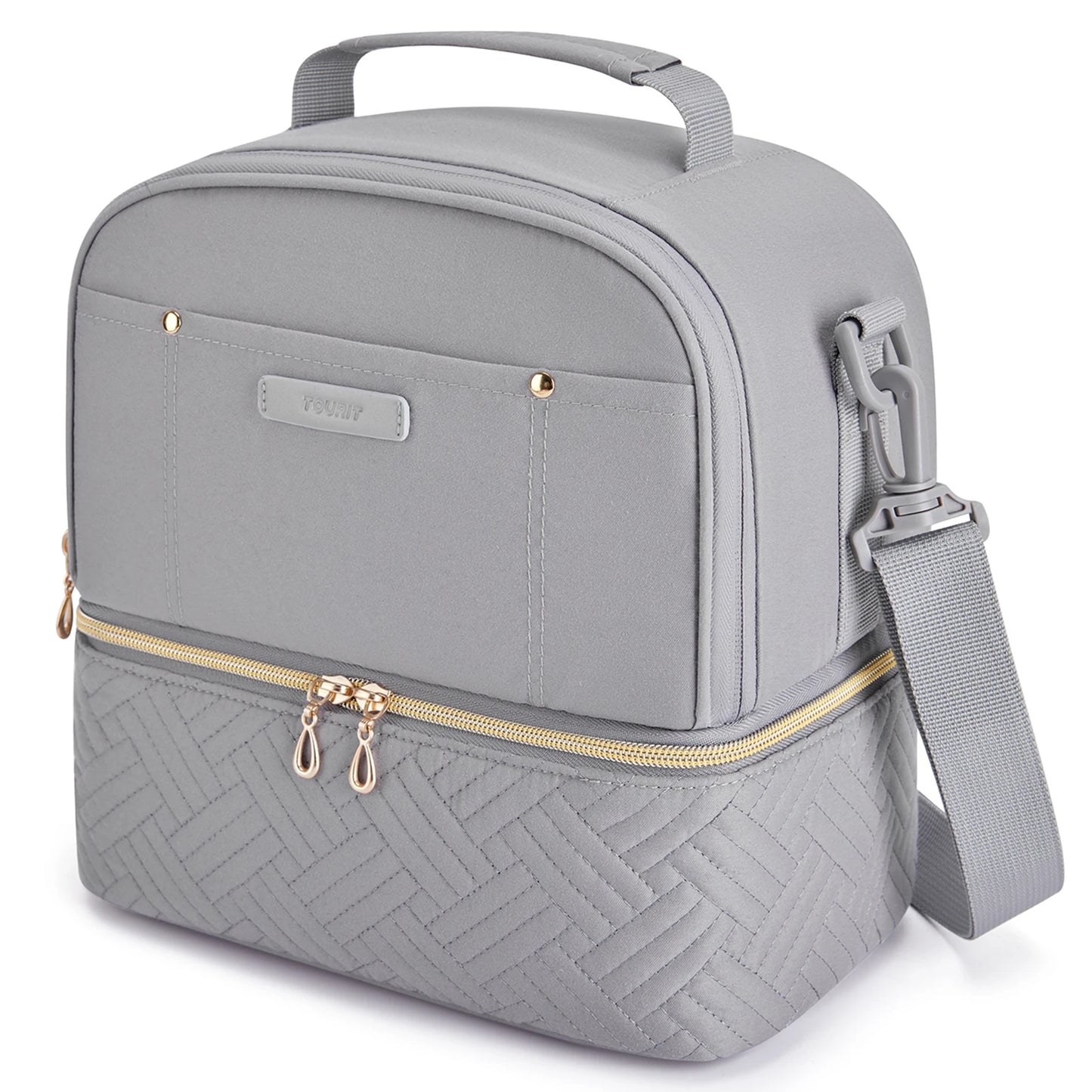 Thermal Double Deck Insulated Lunch Cooler Bag