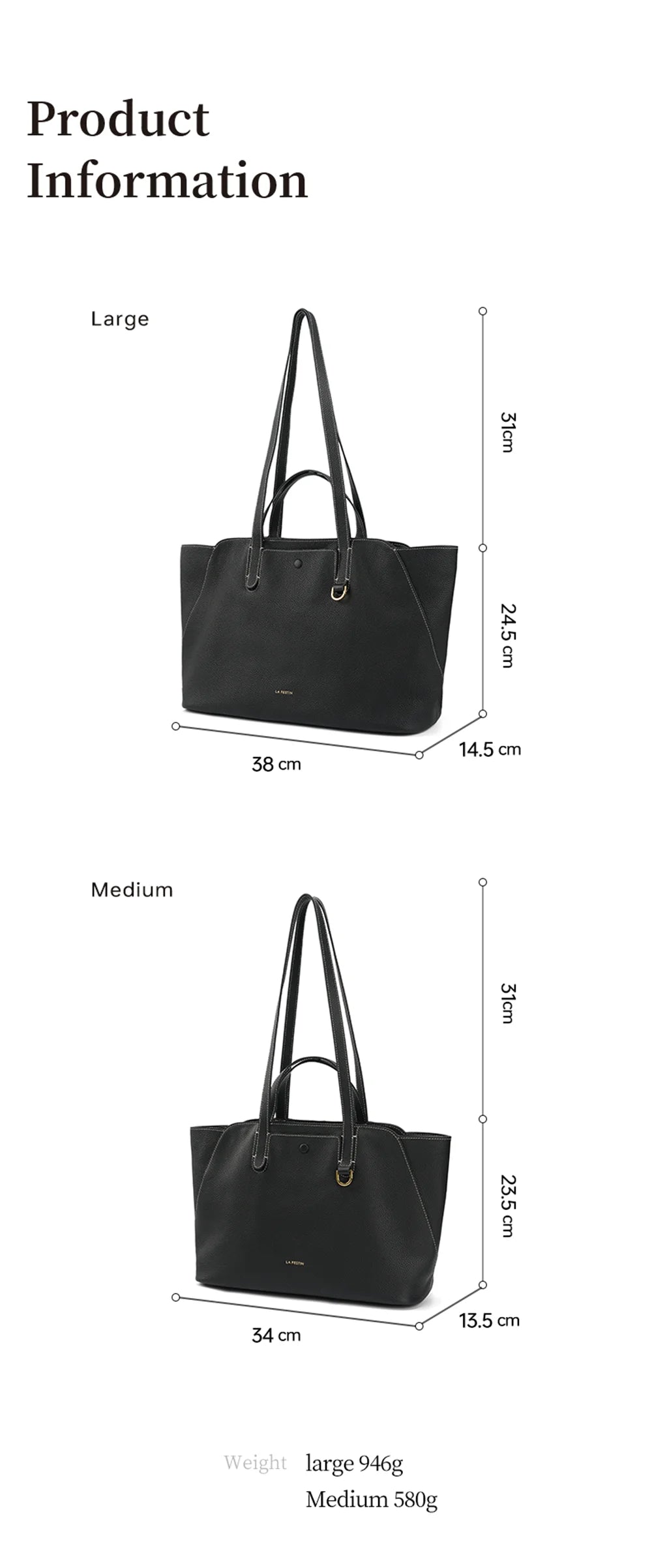 Genuine Leather Tote Shoulder Bag