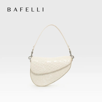 Genuine Leather Saddle Crossbody and Shoulder Bag