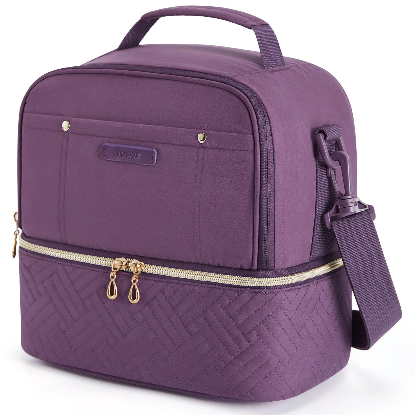 Thermal Double Deck Insulated Lunch Cooler Bag