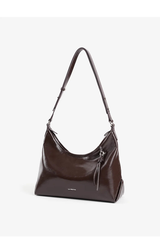 Soft Genuine Leather Shoulder Crossbody Tote