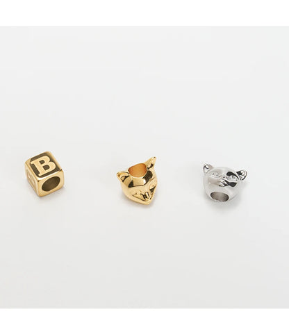 Cat-Shaped Metal Bag Charm – Fashion Accessory
