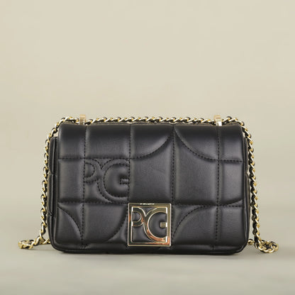 Classic Women’s PU Leather Crossbody Shoulder Bag with Hasp Closure and Multi-Pockets