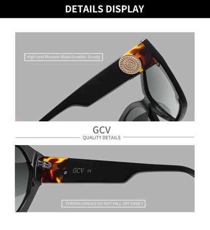 Bold Butterfly Polarized Sunglasses – Acetate Frame
