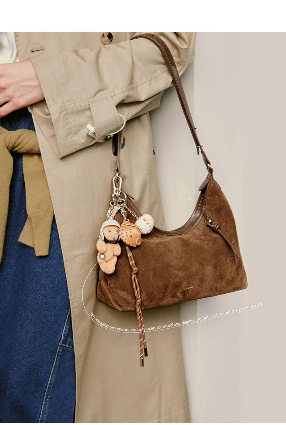 Soft Genuine Leather Shoulder Crossbody Tote