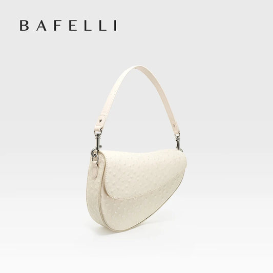 Genuine Leather Saddle Crossbody and Shoulder Bag
