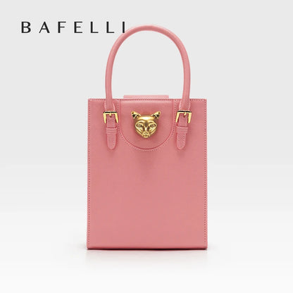 Elegant Genuine Leather Mini Crossbody and Tote Bag