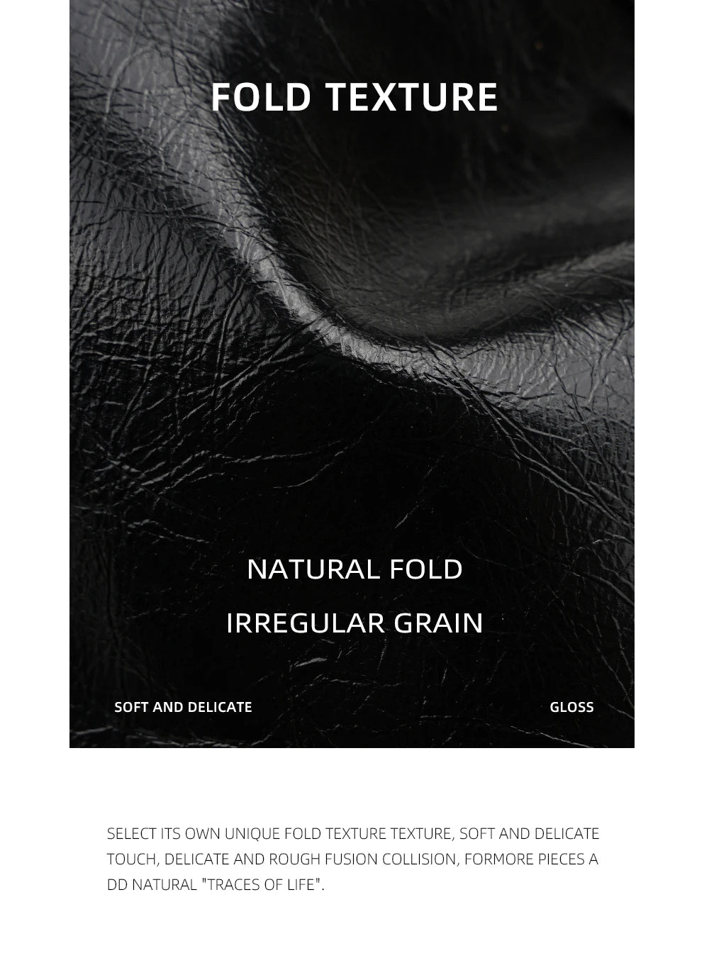 Split Leather Soft Square Shoulder Tote