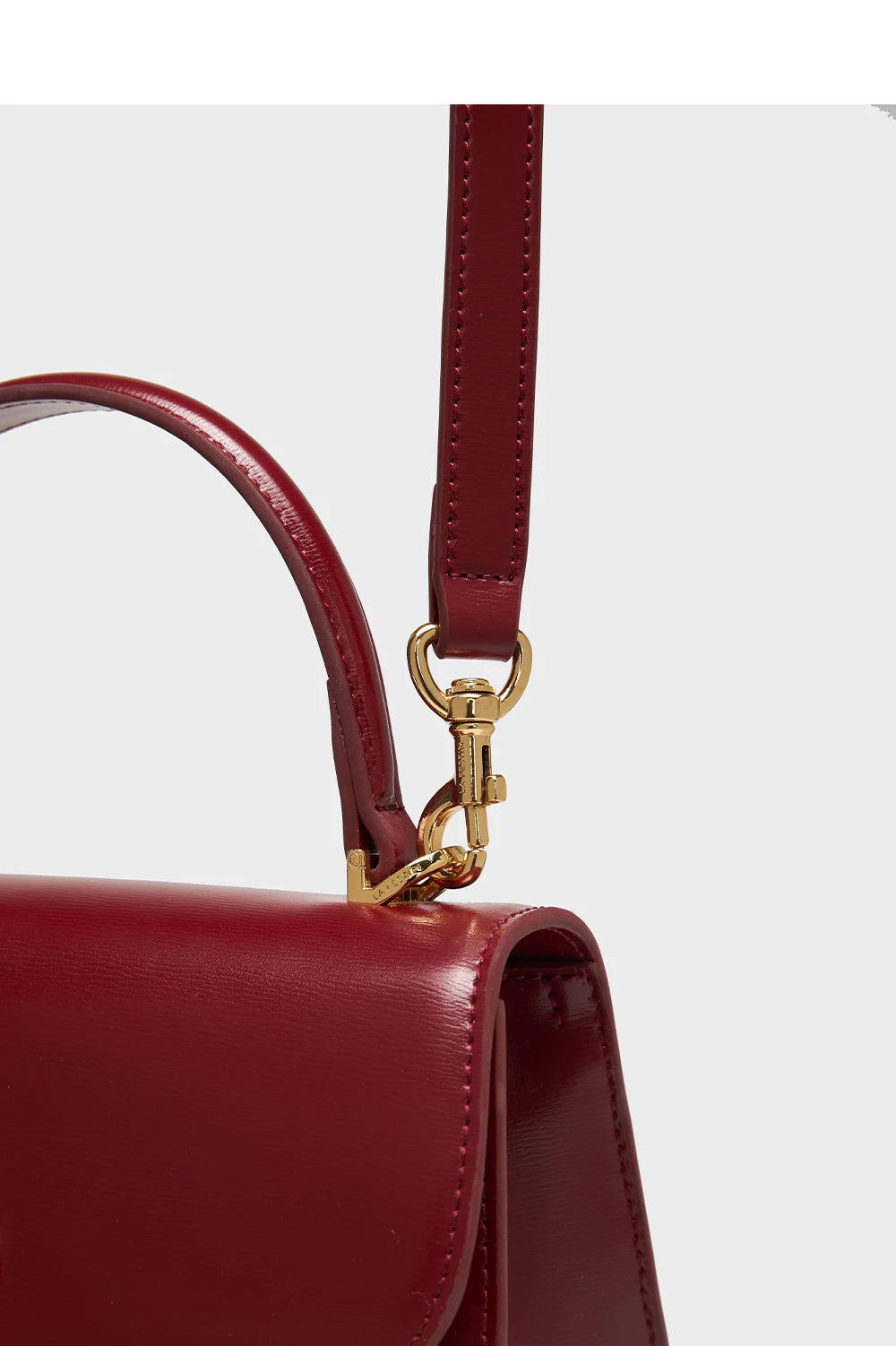 Split Leather Square Tote Bag