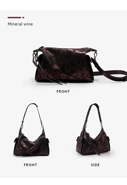 Soft Genuine Leather Casual Tote – Large Crossbody