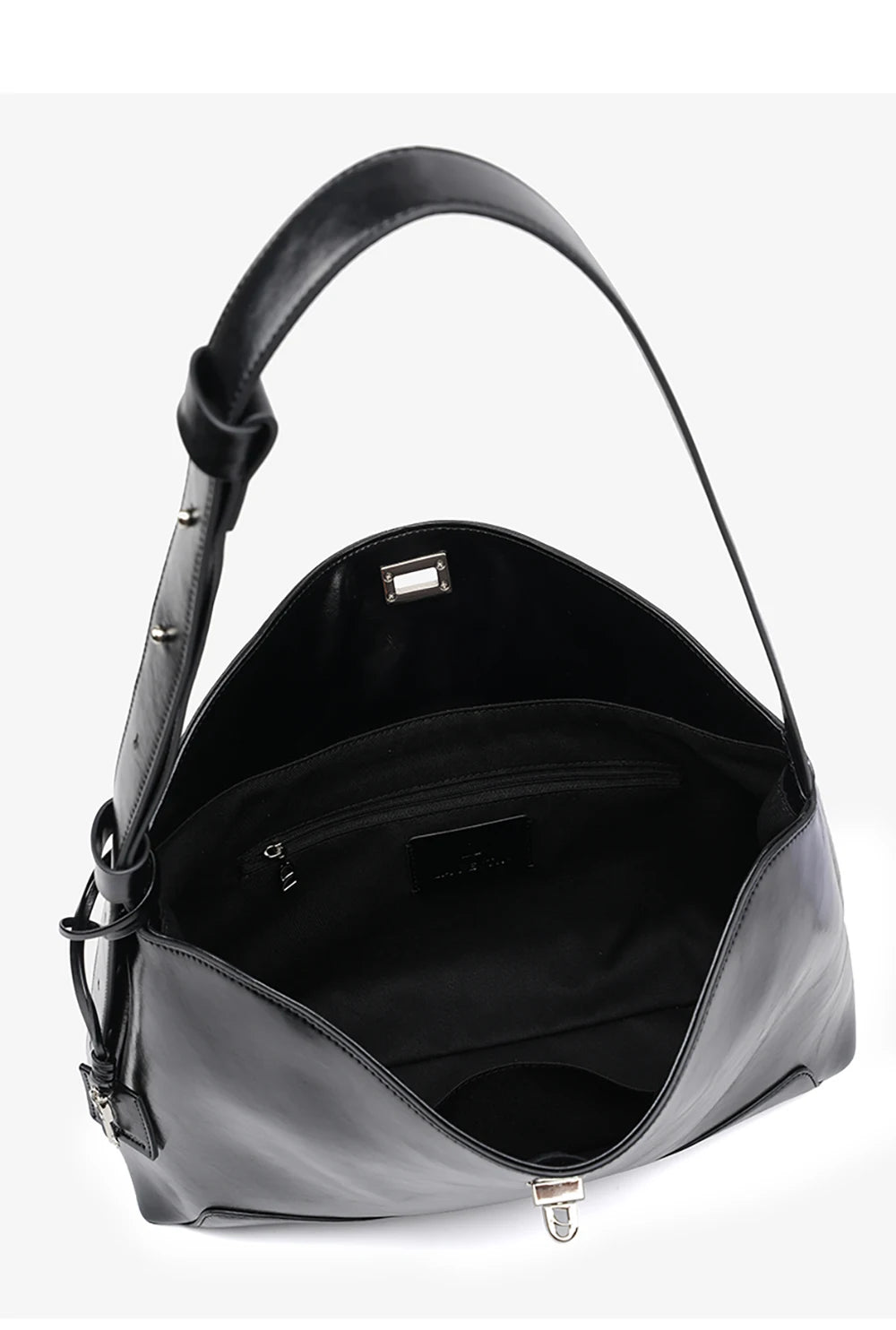 Split Leather Shoulder and Crossbody Tote Bag