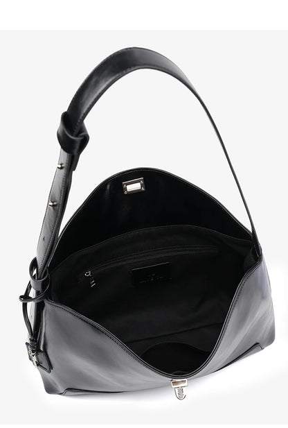 Split Leather Shoulder and Crossbody Tote Bag