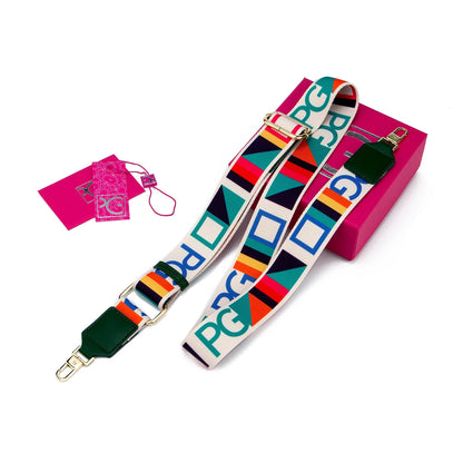 Luxury Retro Jacquard Fabric Shoulder Strap