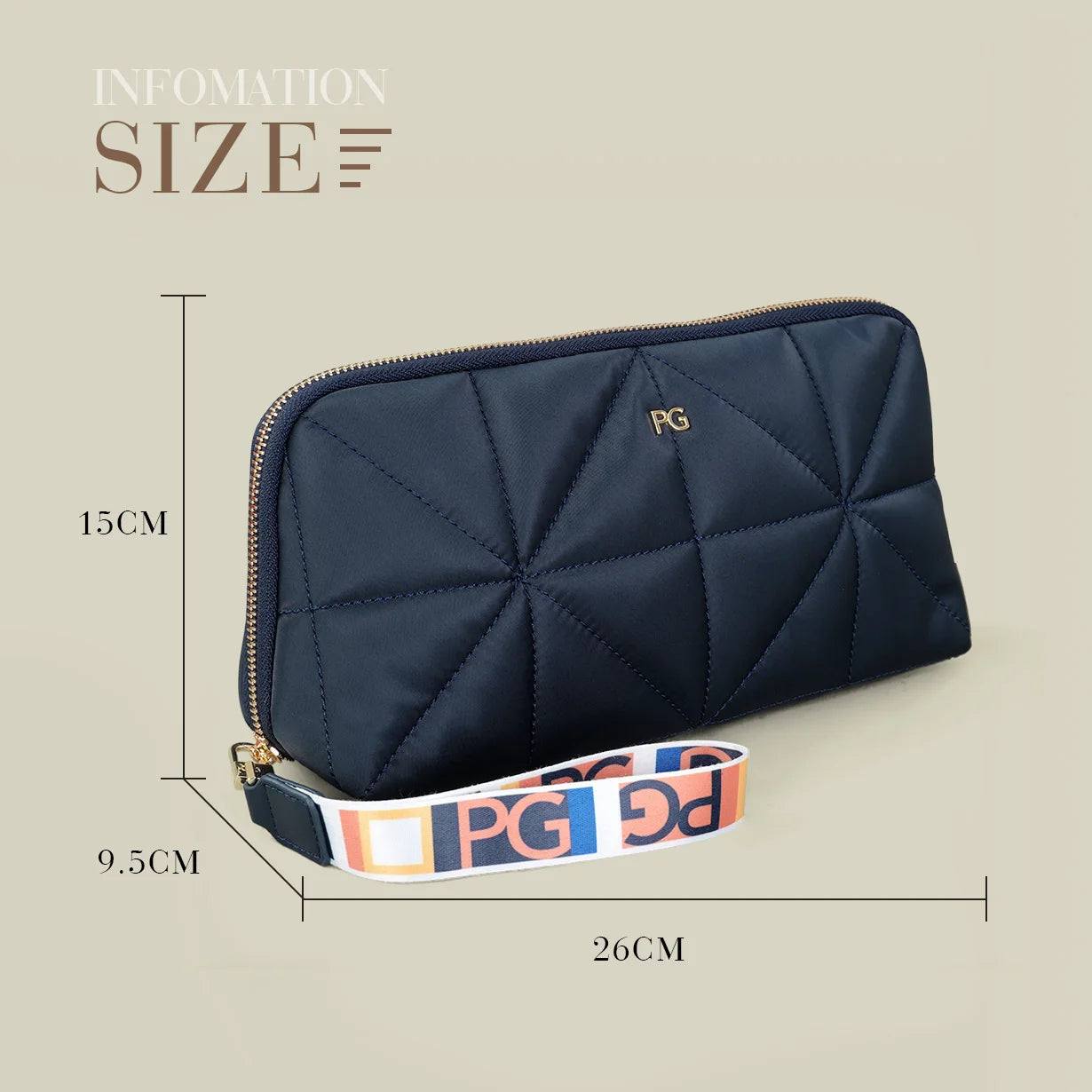 Multi-Functional Waterproof Nylon Folding Cosmetic & Handbag