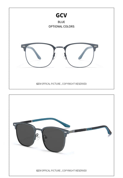 3 in 1 Rectangle Polarized and Optical Sunglasses Set
