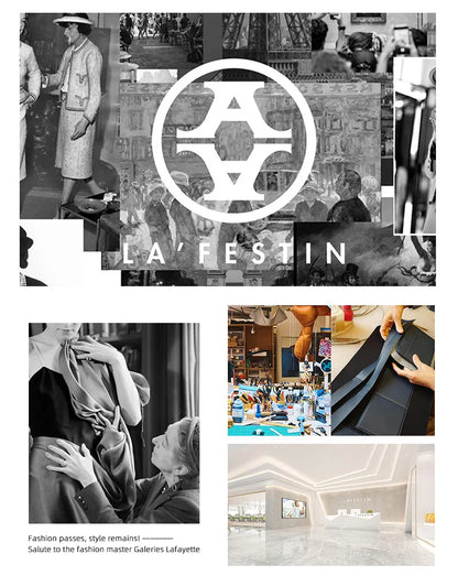 Split Leather Compact Square Tote