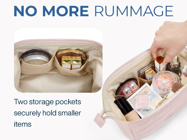 Taslan Wide Opening Cosmetic Case