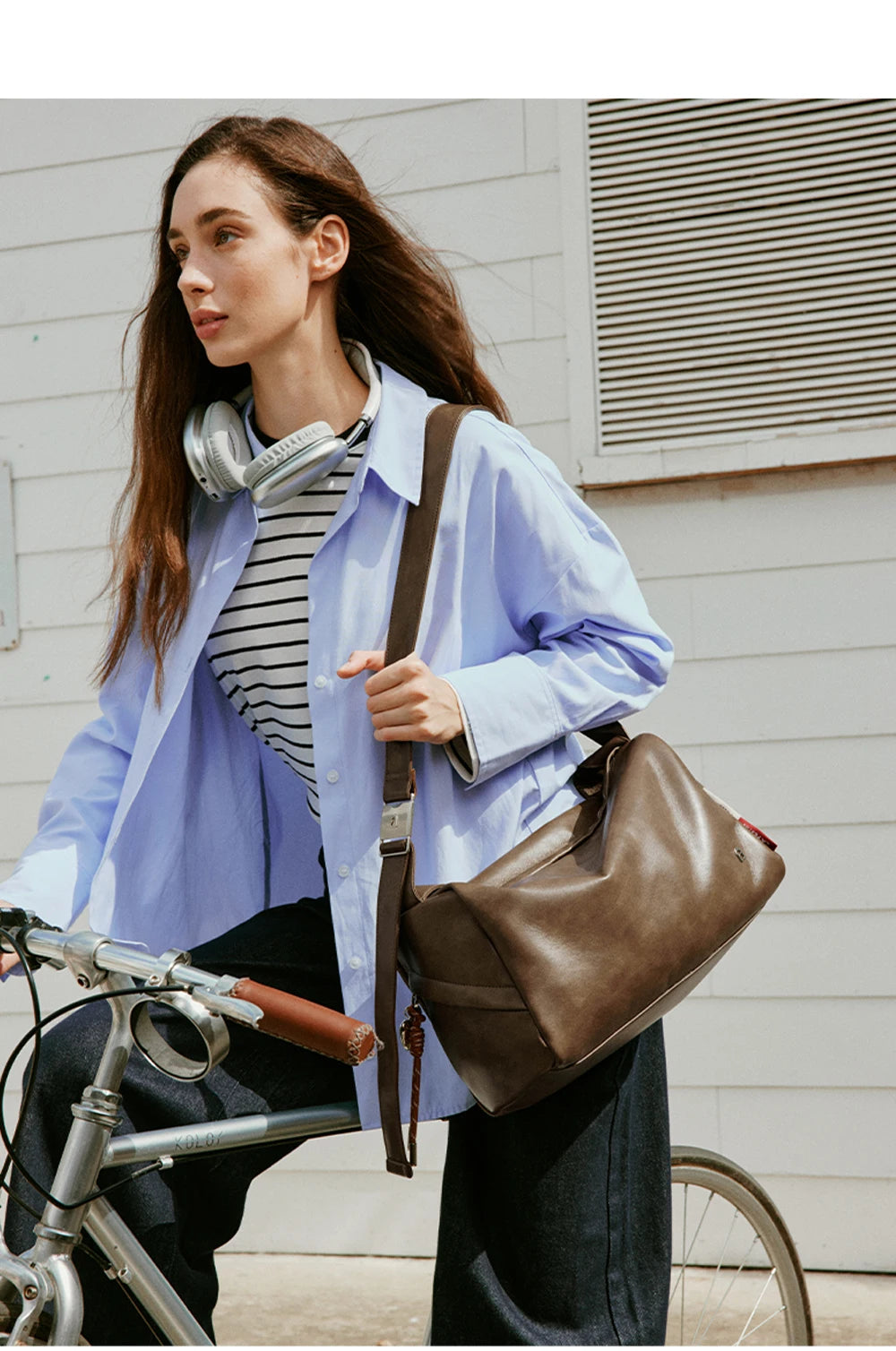 Genuine Leather Soft Tote Shoulder Bag