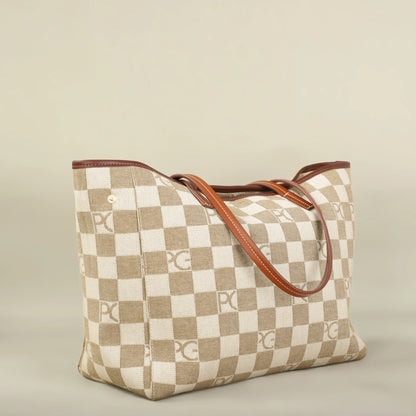 Printed Large Capacity Tote – Fashion Travel & Business Handbag