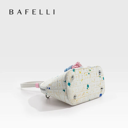 Genuine Leather Clutch – Floral Patchwork with Zipper