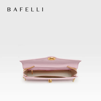 Genuine Leather Clutch Bag – Dress Style with Lock Flap