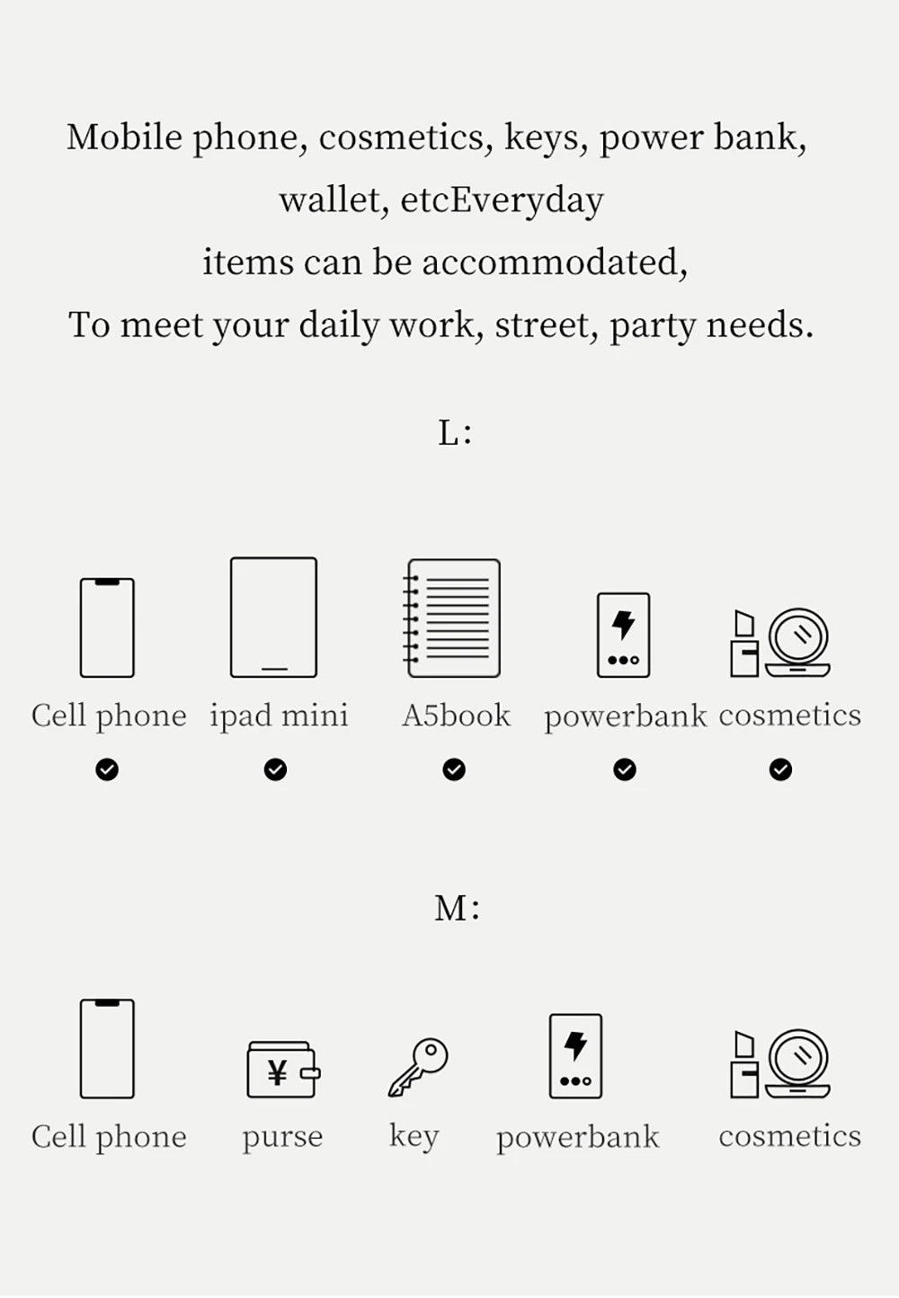 Split Leather Shoulder and Handbag Tote