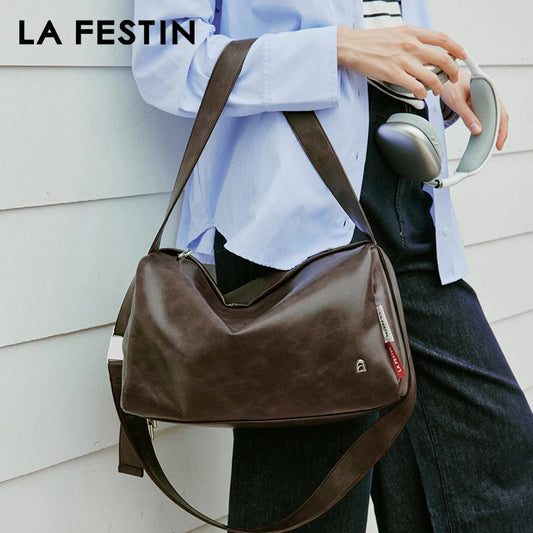 Genuine Leather Soft Tote Shoulder Bag