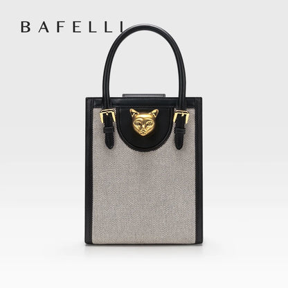 Elegant Genuine Leather Mini Crossbody and Tote Bag