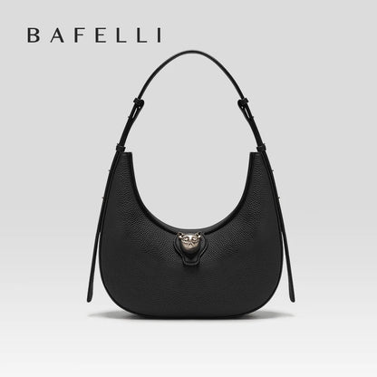 Patchwork Genuine Leather Hobo Shoulder and Crossbody Bag