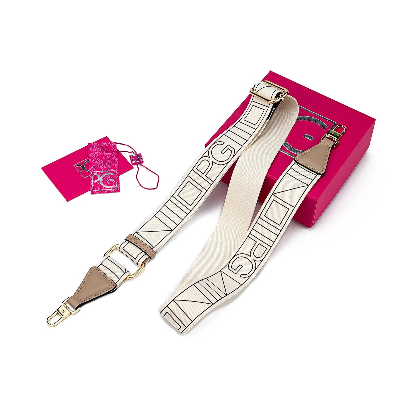 Luxury Retro Jacquard Fabric Shoulder Strap