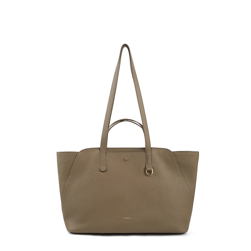 Genuine Leather Tote Shoulder Bag
