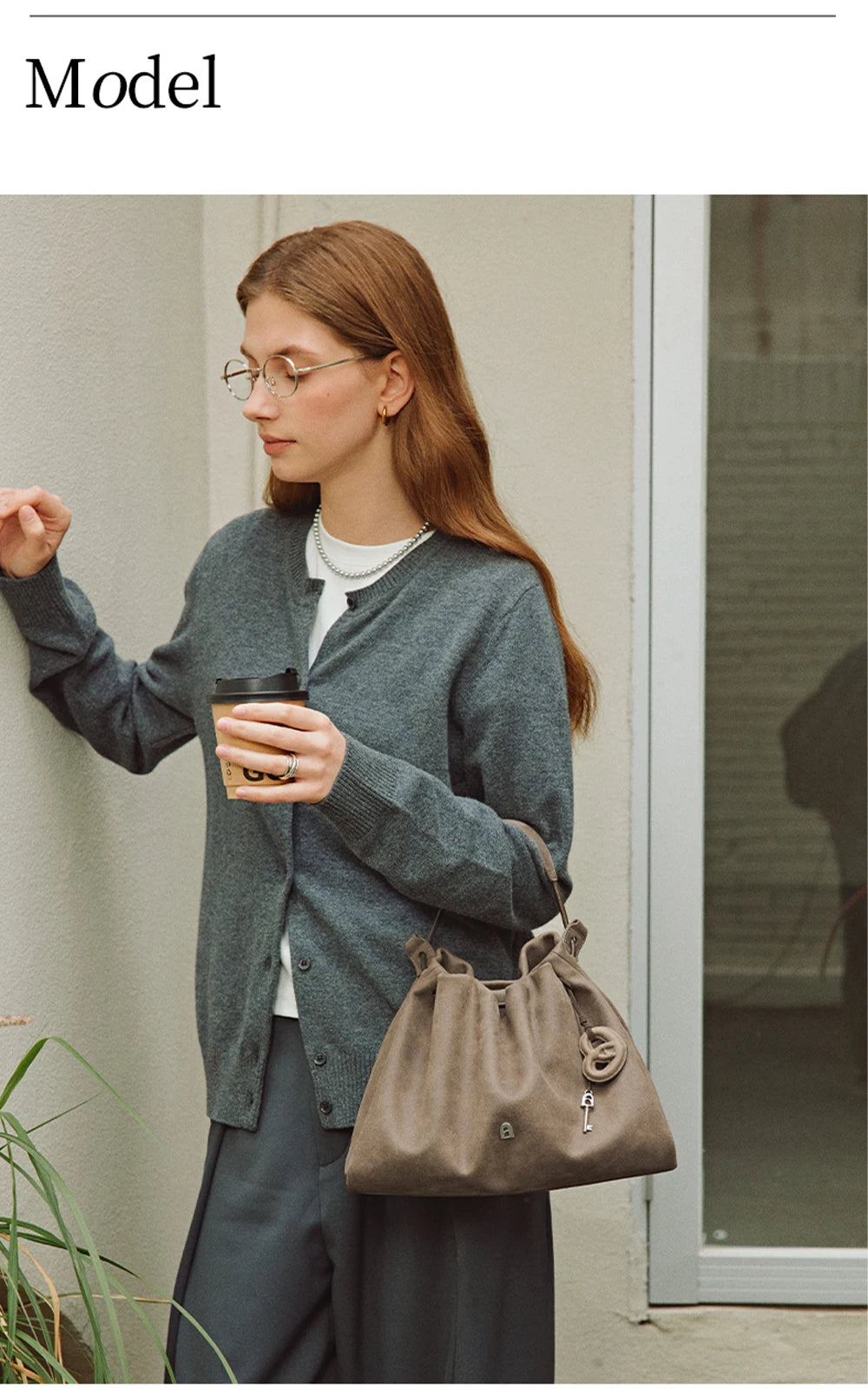 Genuine Leather Shoulder and Crossbody Tote
