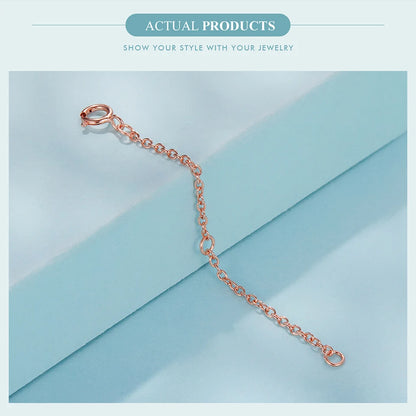 Gold Plated Sterling Silver Extension Chain – Adjustable Length