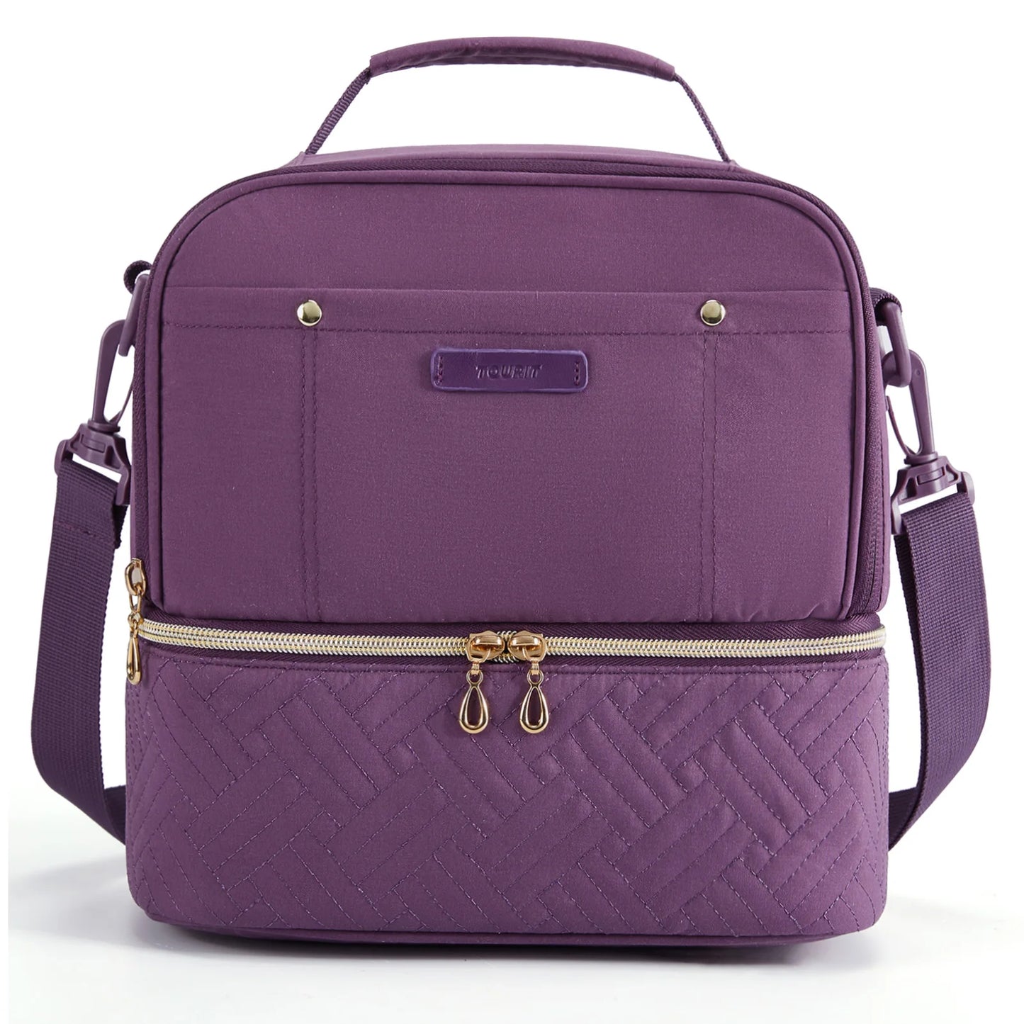 Thermal Double Deck Insulated Lunch Cooler Bag